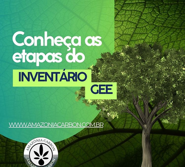 Aqui estão as etapas do #inventário de GEE